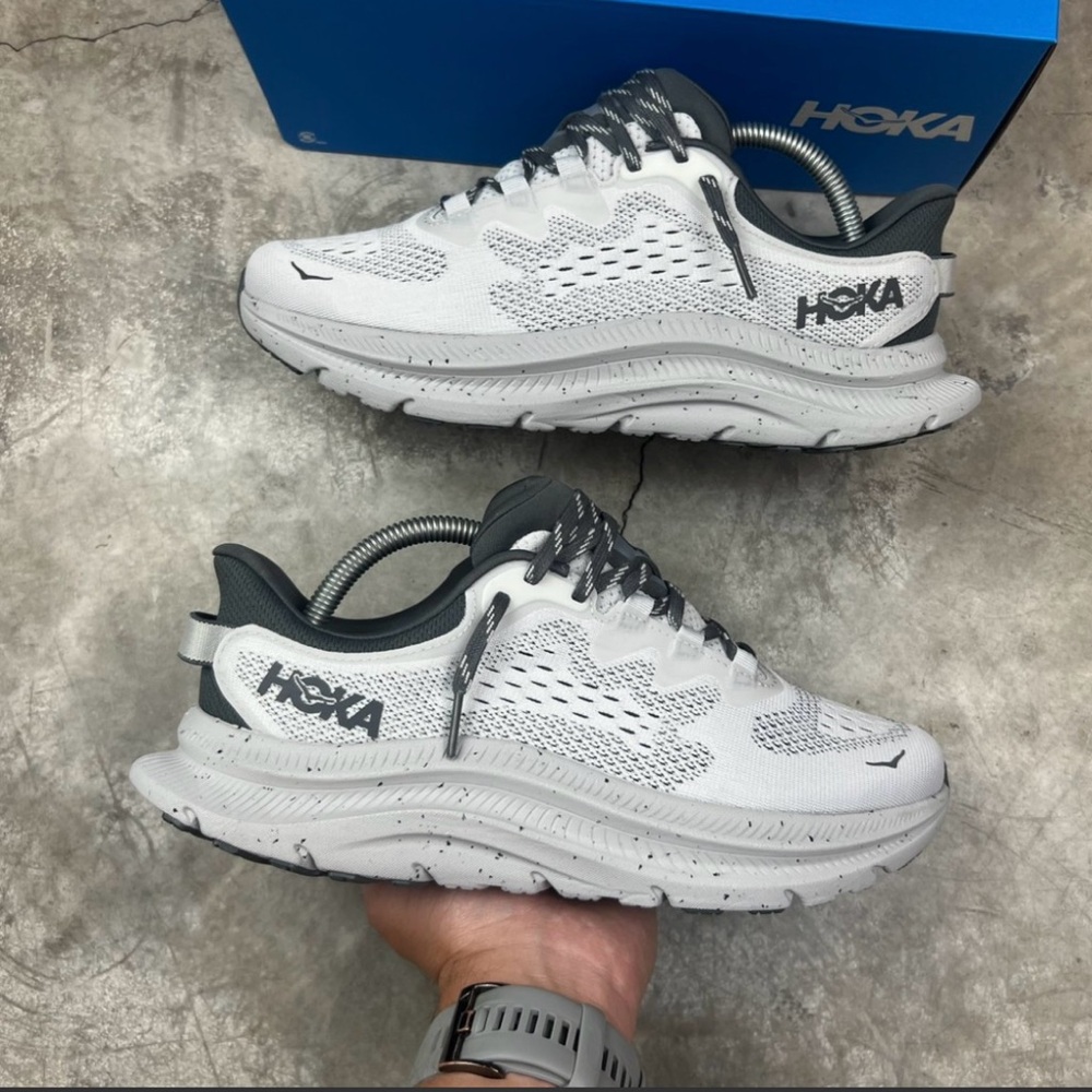 Hoka 🔥 Kawana 2 Grey / Black  Running Shoes 1147930 CRDS Men’s Size 14
